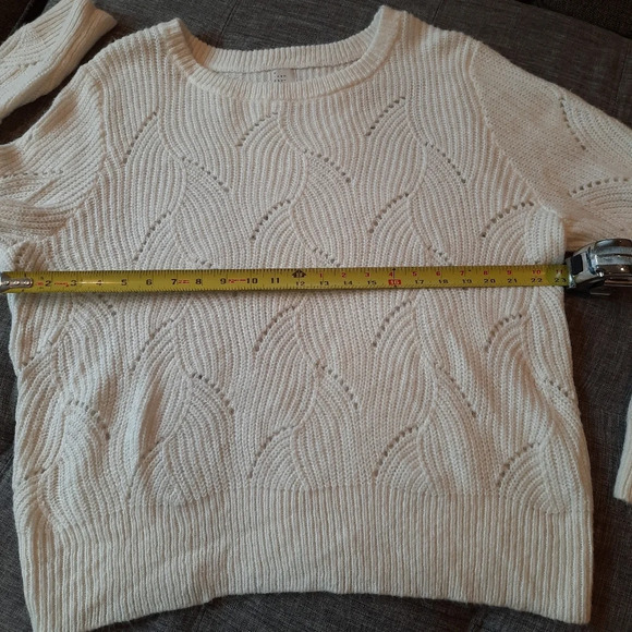 A New Day Ivory Chunky Knit Cozy Sweater •Sz XXL• - Picture 4 of 7